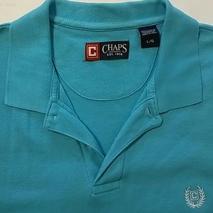 Chaps By Ralph Lauren Men's Large Polo Shirt Blue